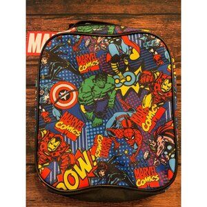 Marvel Comics Superhero Insulated Lunch Bag With Handle For Kids